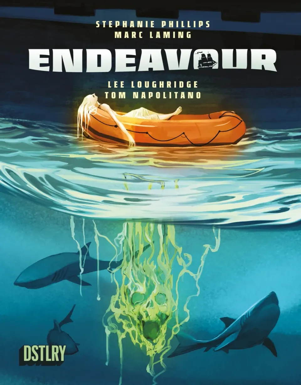 DSTLRY Endeavour 3 tegneseriehefte Cover B Hans avslutning