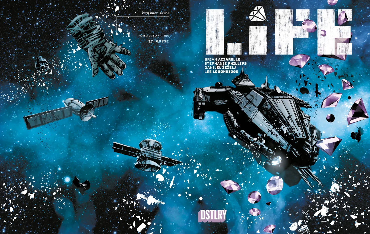 DSTLRY Life 1 tegneseriehefte Cover H Zezelj flip-book
