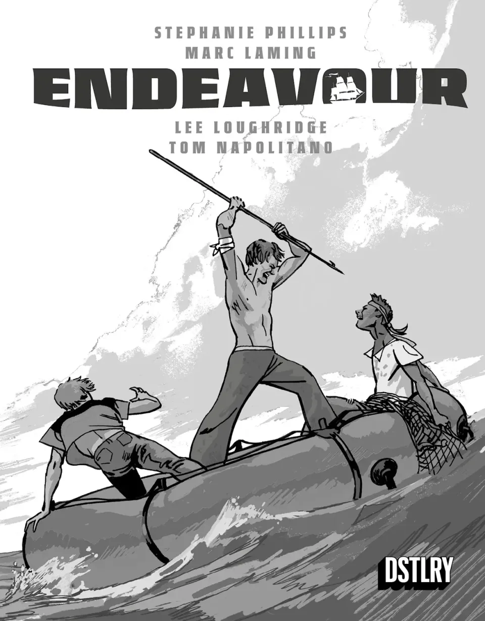 DSTLRY Endeavour 1 Cover G Hixson Black White hefte fysisk