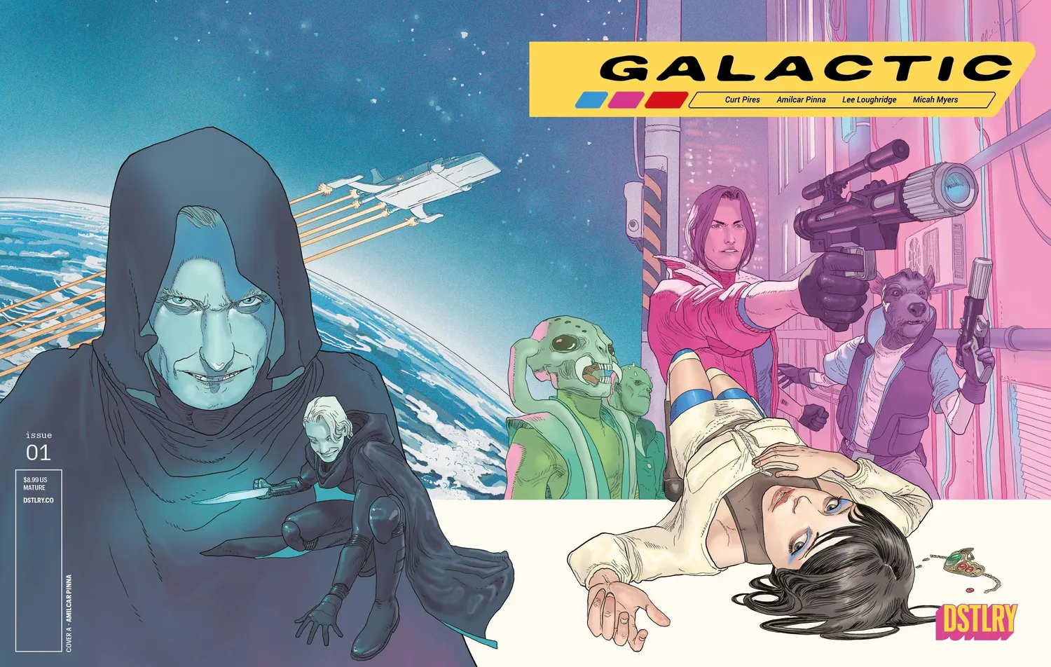 DSTLRY Galactic 1 hefte Cover A Pinna