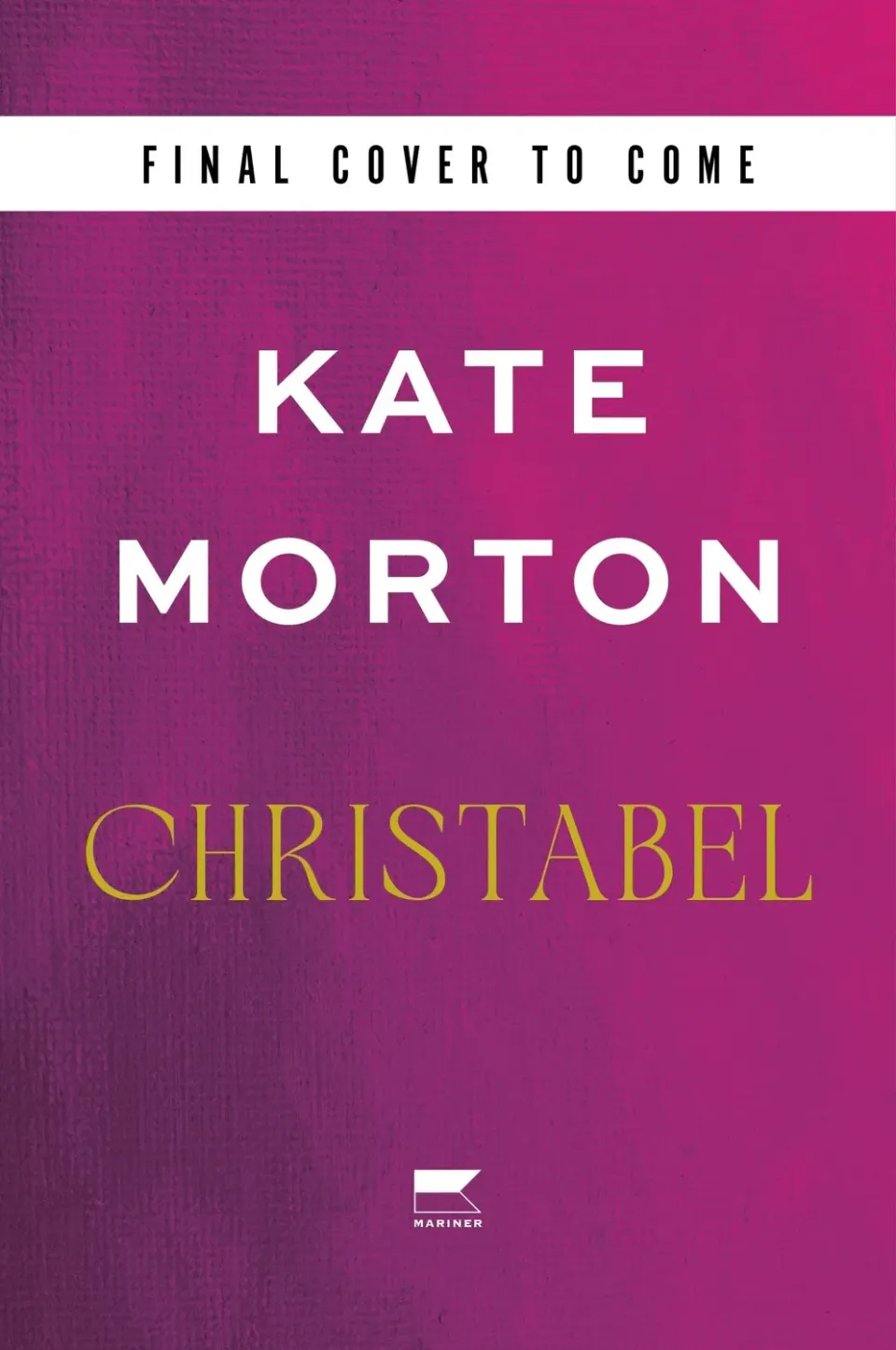 Wingbearer Saga Christabel innbundet bok stor skrift familiesaga