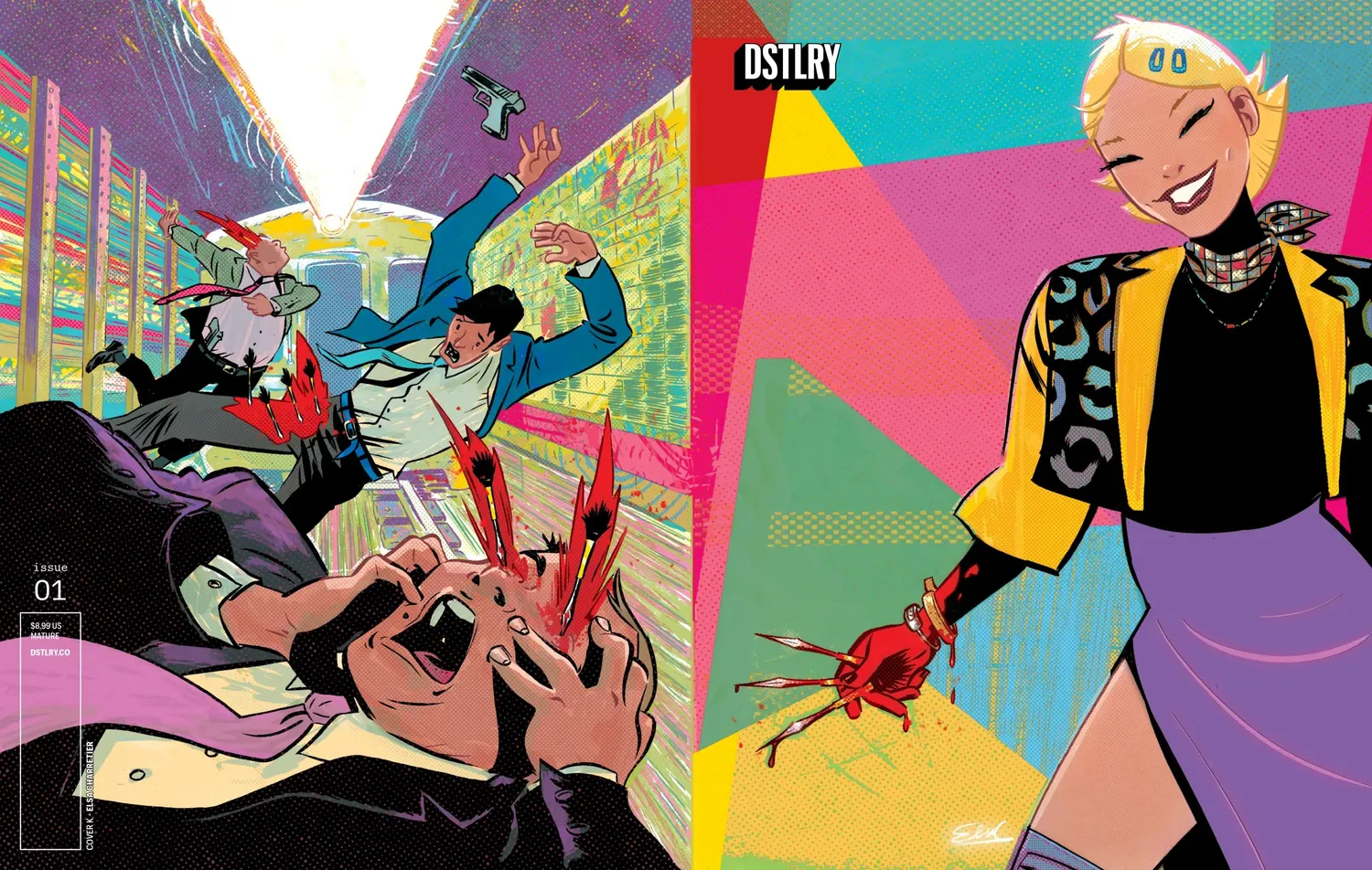 DSTLRY City Beneath Her Feet 1 Cover K Charretier hefte thriller