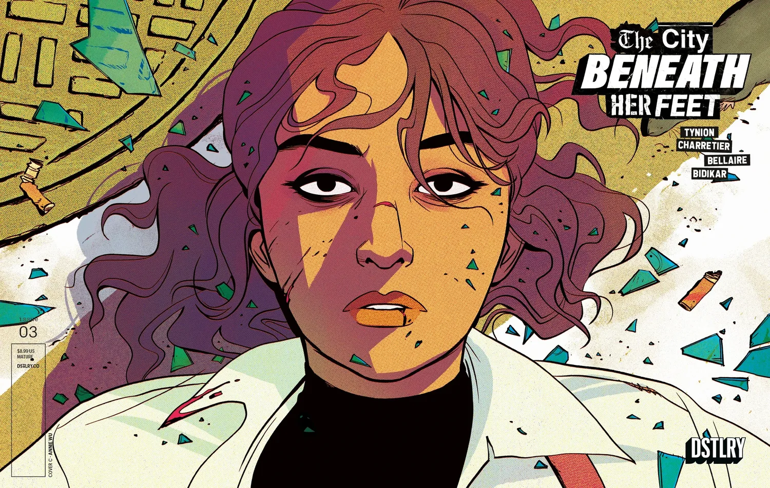 DSTLRY The City Beneath Her Feet 3 hefte Cover C Wu