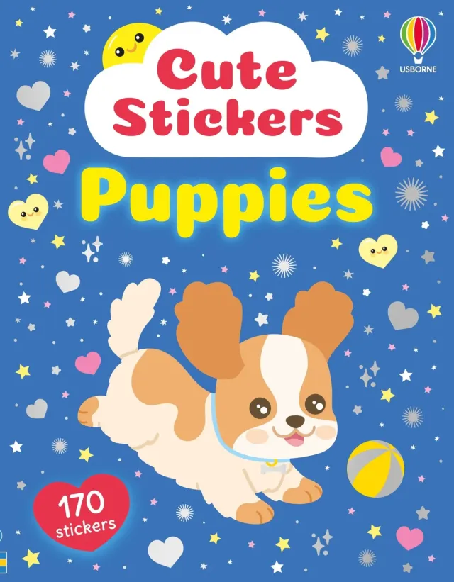 Wingbearer Saga Cute Stickers Puppies klistremerkebok valper