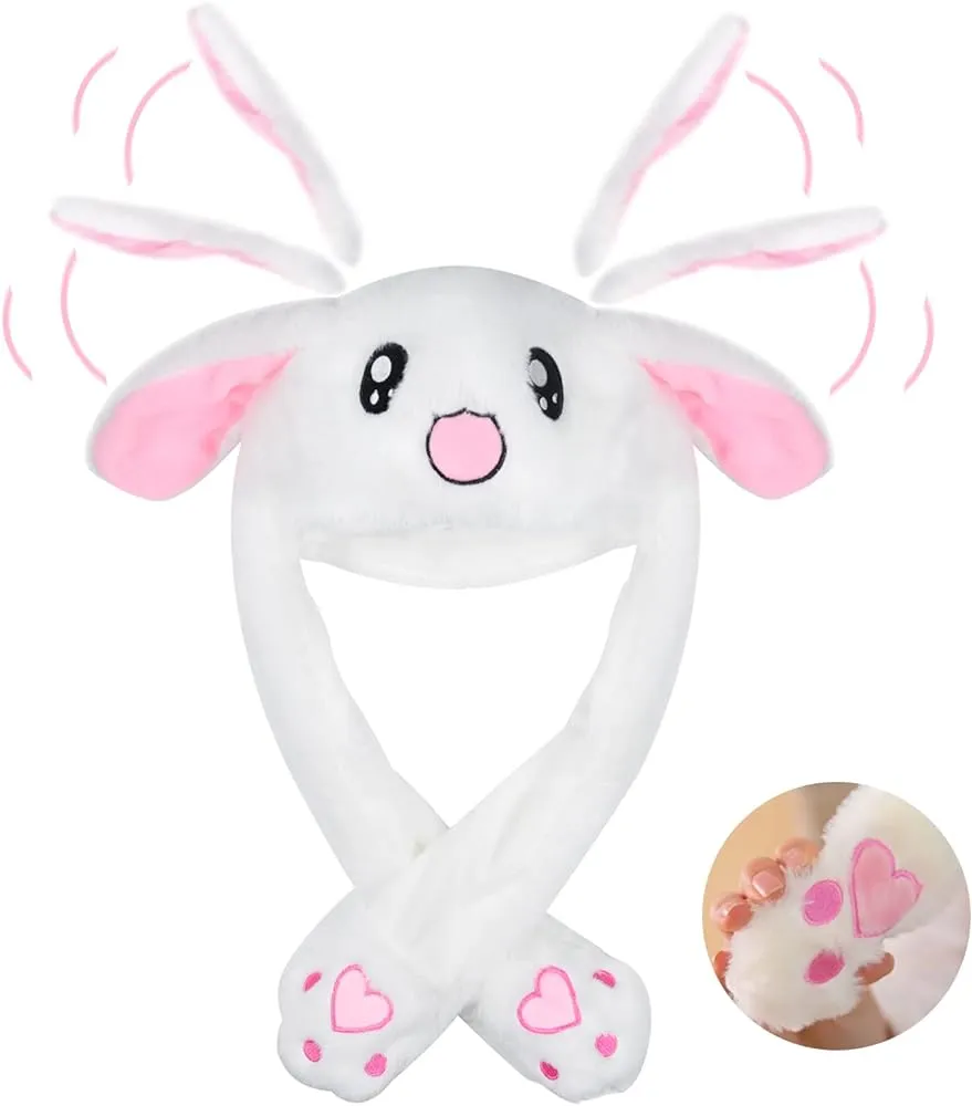 Tokyo Toys Bunny lue rosa med sprellende ører