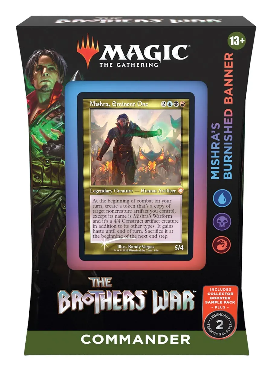Magic The Brothers War Mishra's Burnished Banner commander deck engelsk