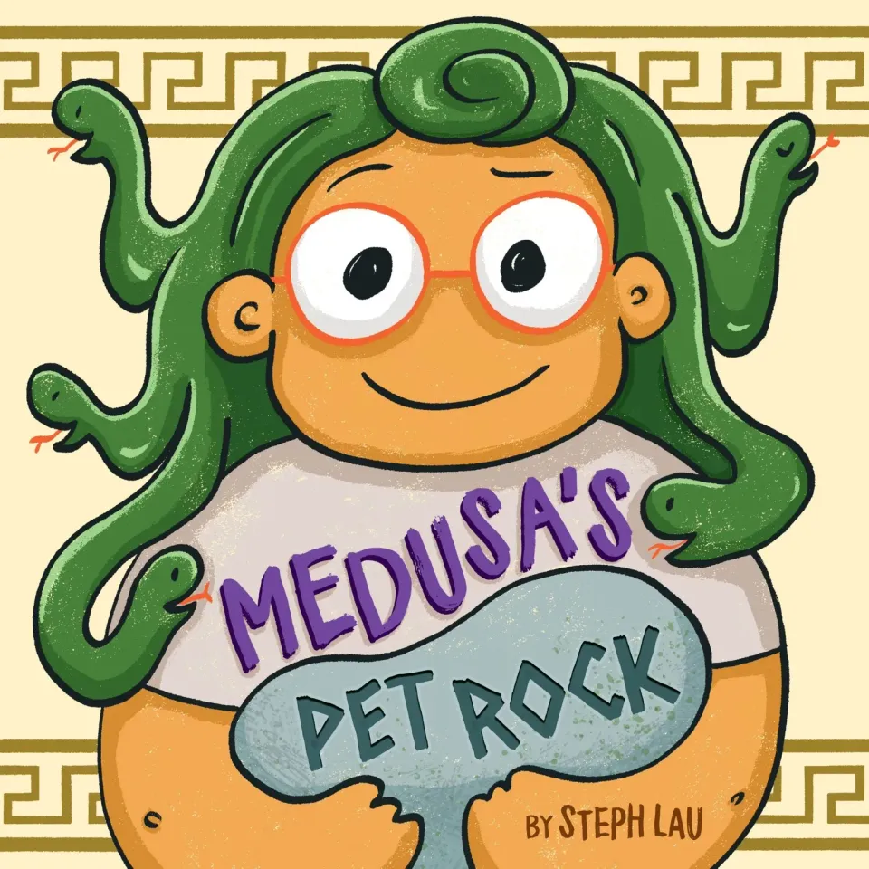 Steph Lau Medusas Pet Rock bildebok innbundet