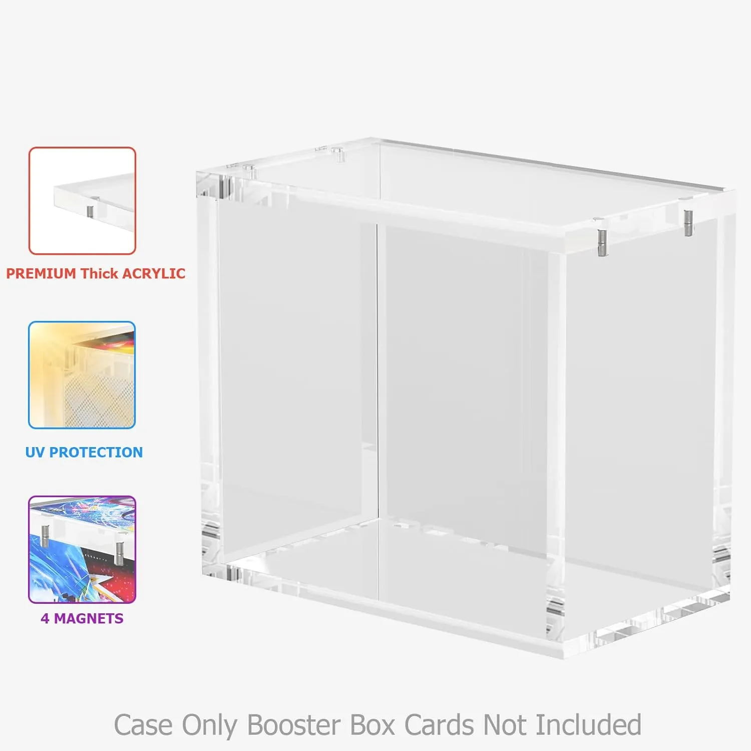 Pokémon TCG booster box magnetisk akrylboks display