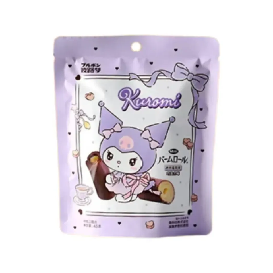 Bourbon Kuromi cake roll sjokolade snacks