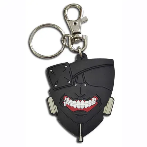 Tokyo Ghoul Kaneki maske nøkkelring PVC 7 cm