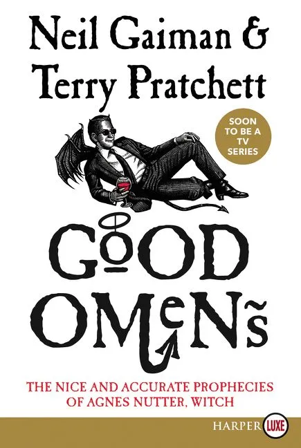 Wingbearer Saga Good Omens fantasybok innbundet humor