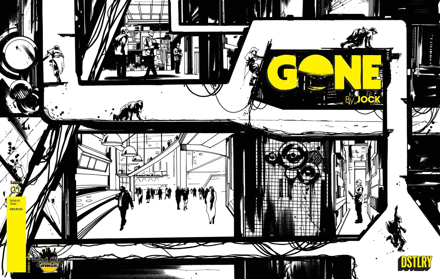 DSTLRY Gone nr. 1 digital tegneserie Jock exclusive