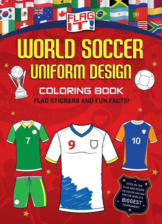 Wingbearer Saga Flag It fargeleggingsbok paperback fotballdrakter