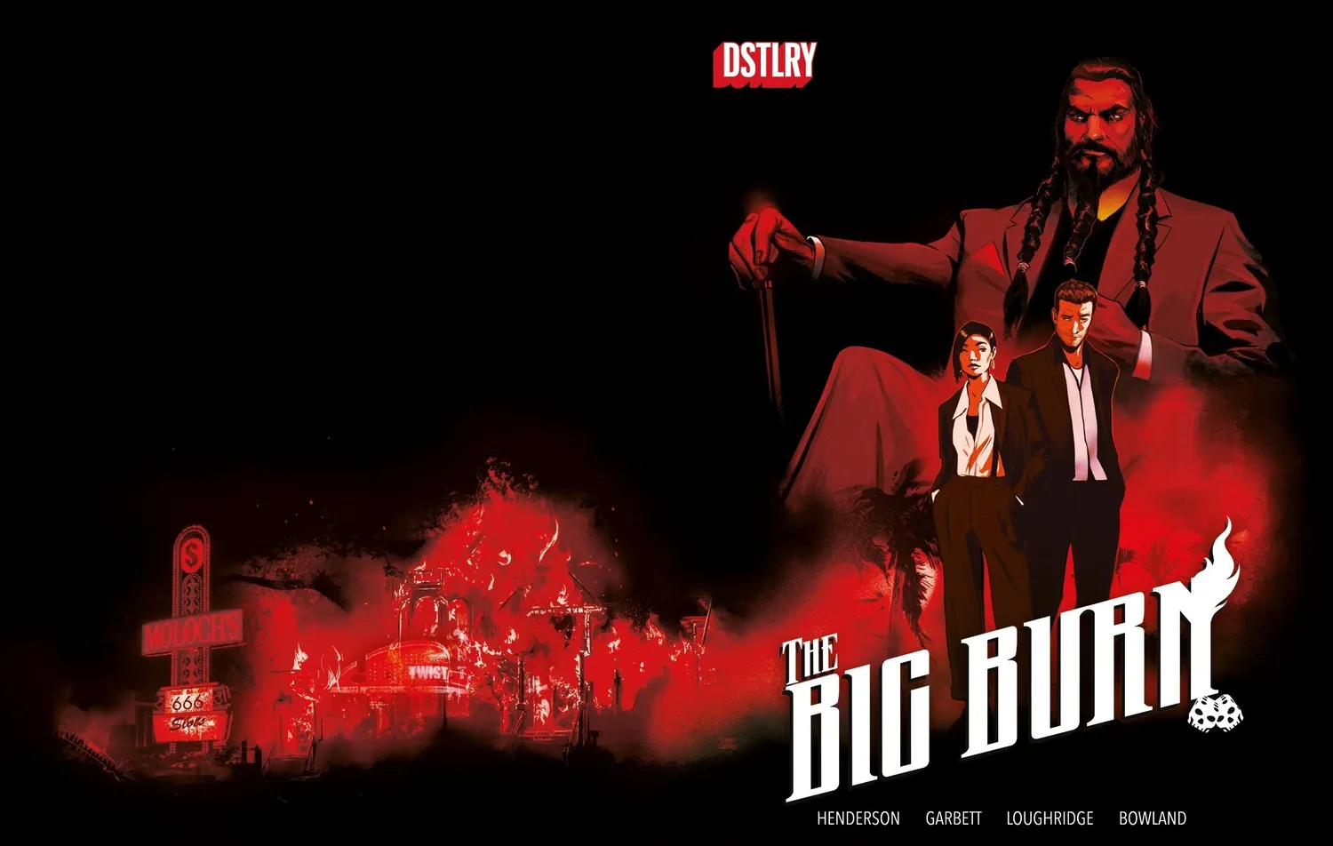 DSTLRY The Big Burn #1 Cover A Garbett hefte heist