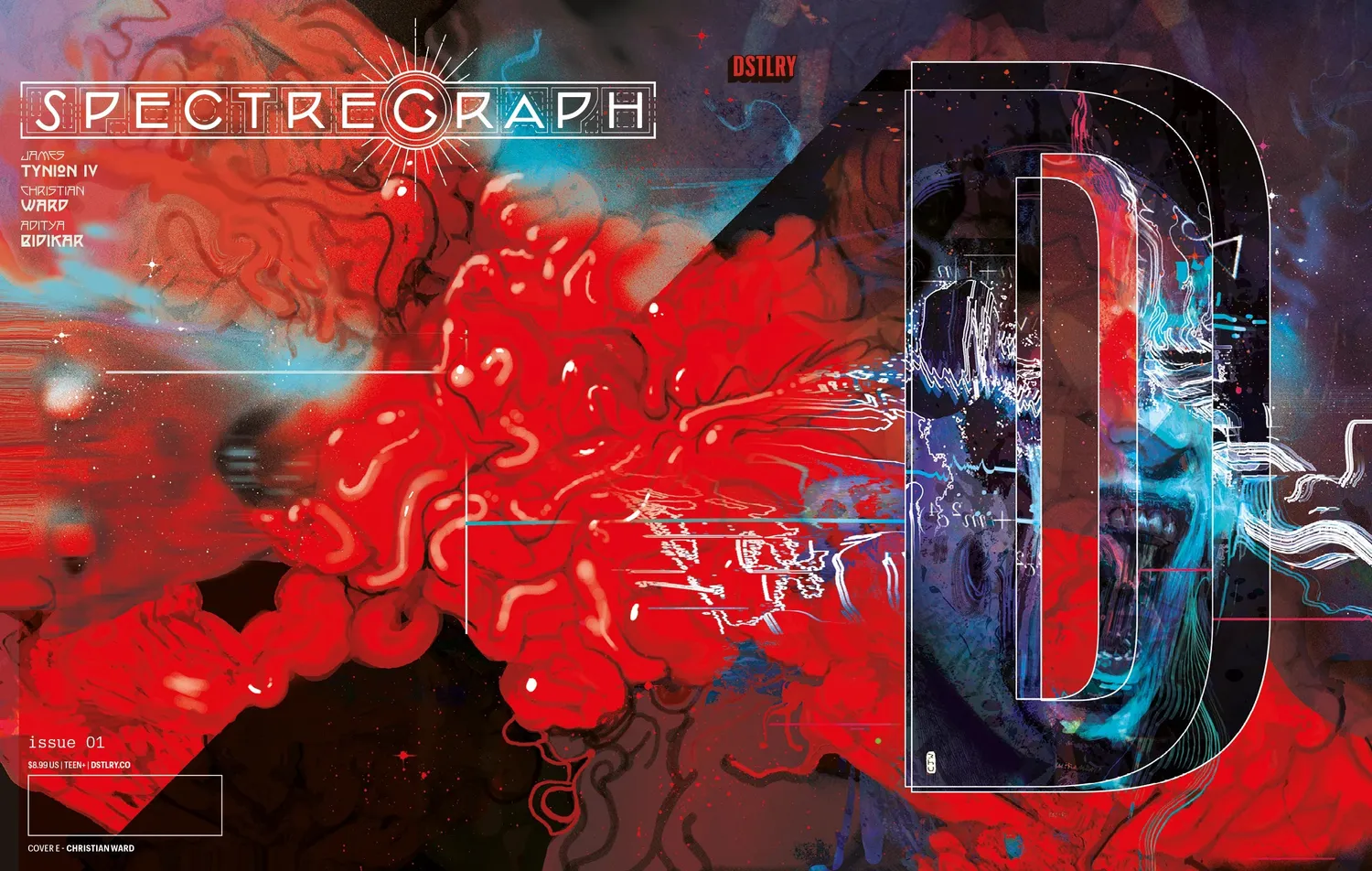 DSTLRY Spectregraph 1 tegneseriehefte Cover E Ward