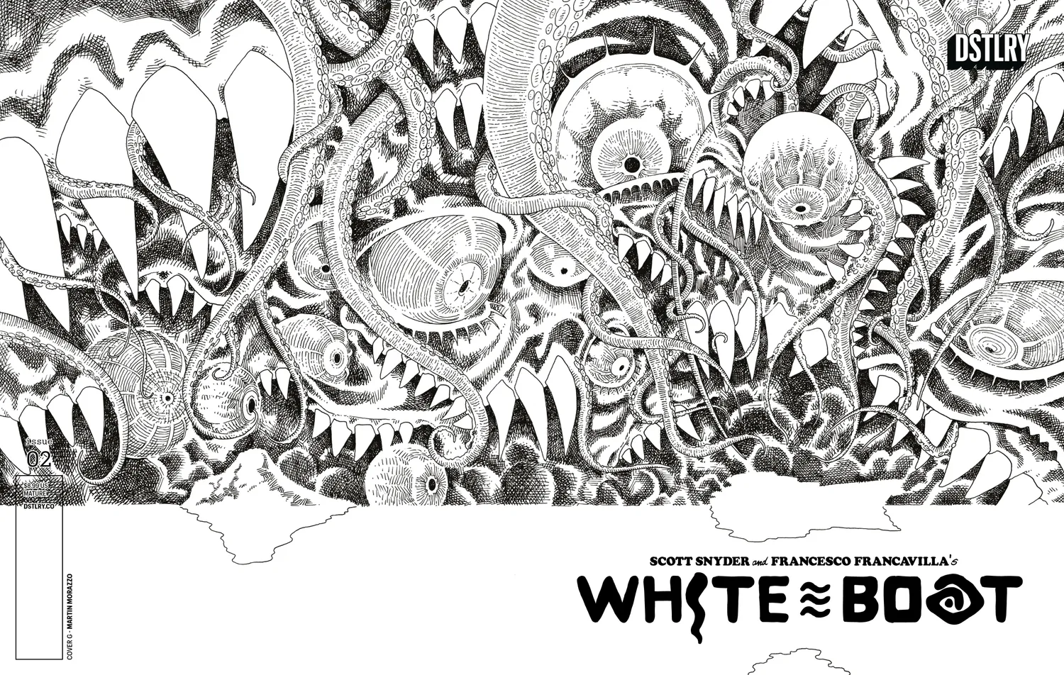 DSTLRY White Boat #2 Cover G Morazzo hefte fysisk midtdel