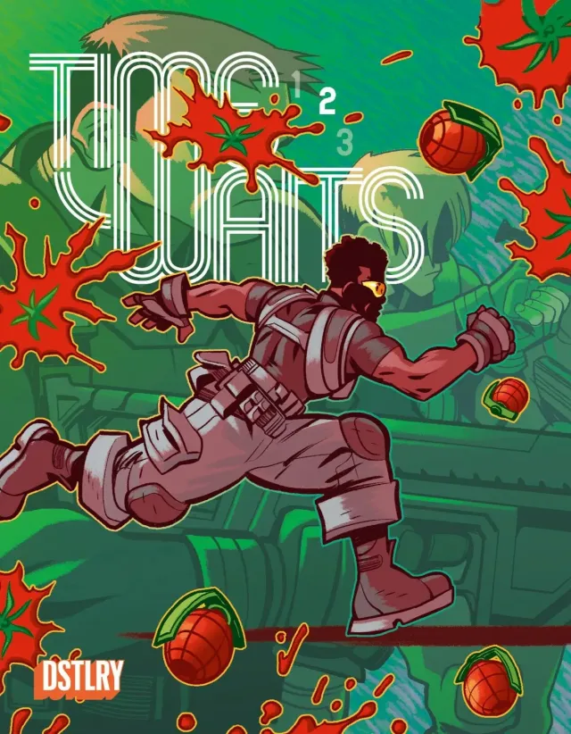 DSTLRY Time Waits #2 hefte Cover E Burnett tidsreise