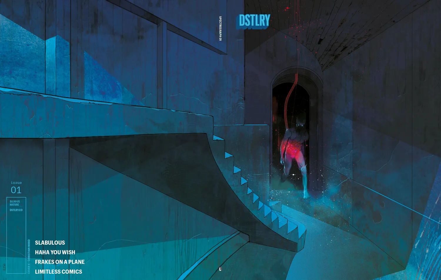 DSTLRY Spectregraph #1 hefte Cover K Ward eksklusiv virgin
