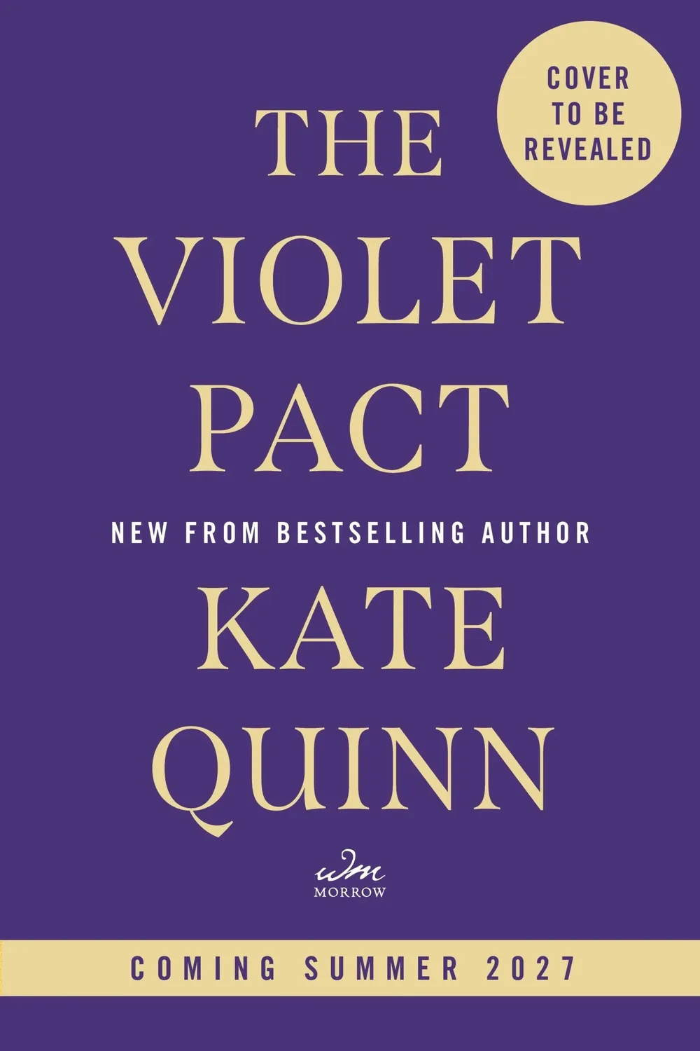 Kate Quinn The Violet Pact innbundet historisk roman engelsk