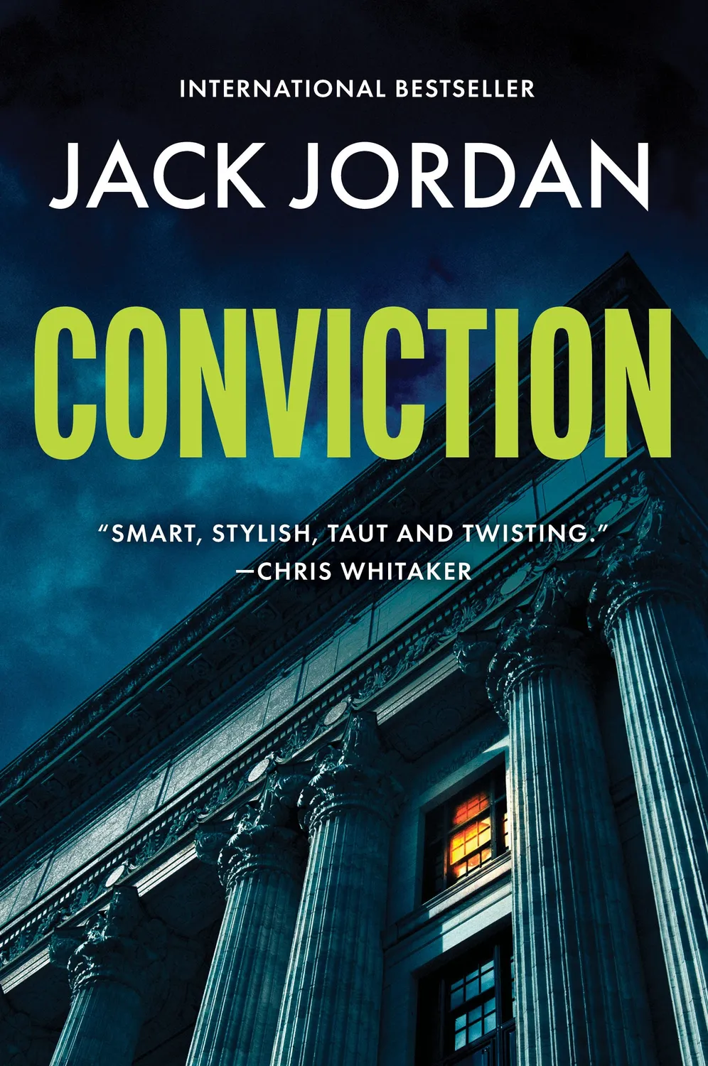 Wingbearer Saga Conviction innbundet bok juridisk thriller