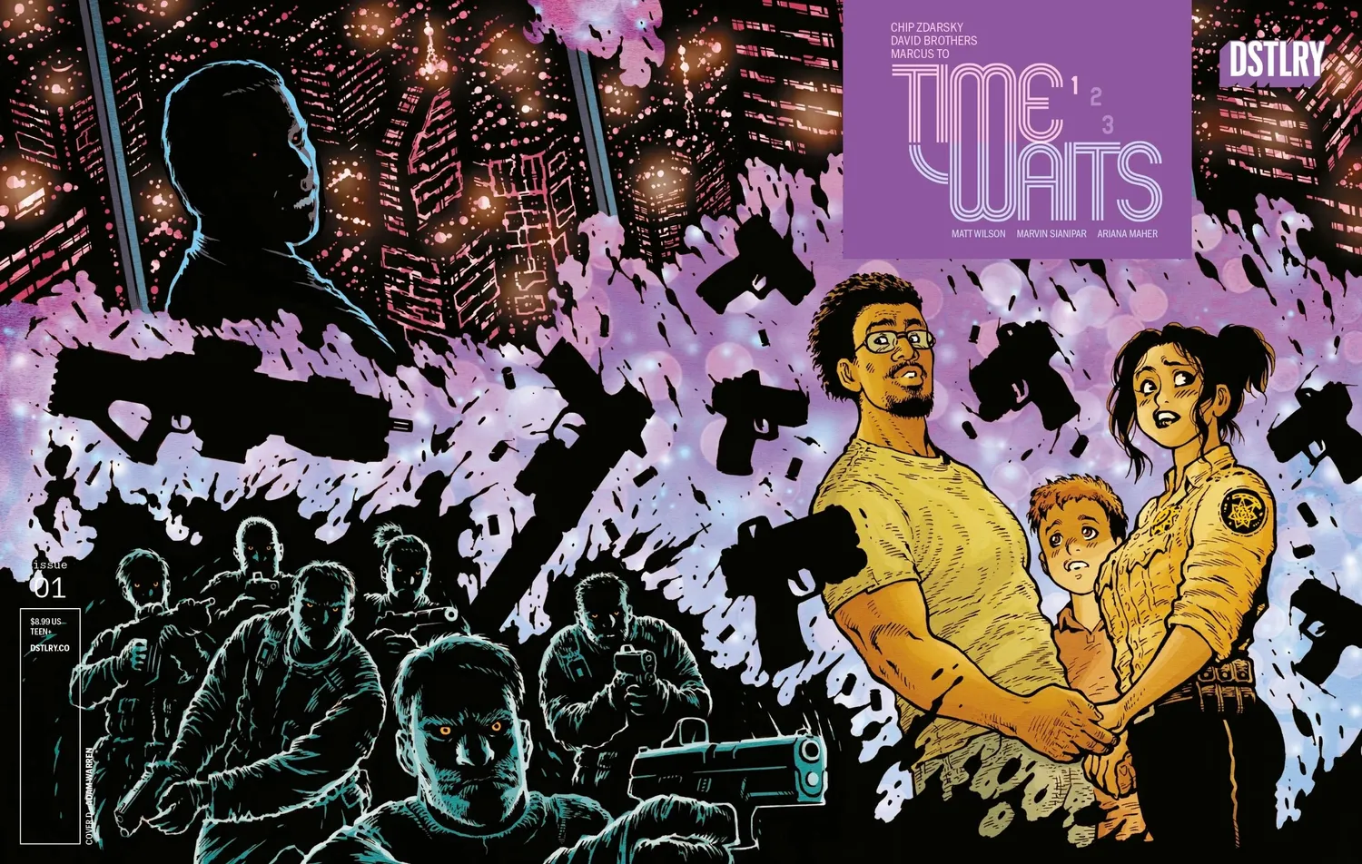 DSTLRY Time Waits #1 Cover D Warren tegneseriehefte sci-fi