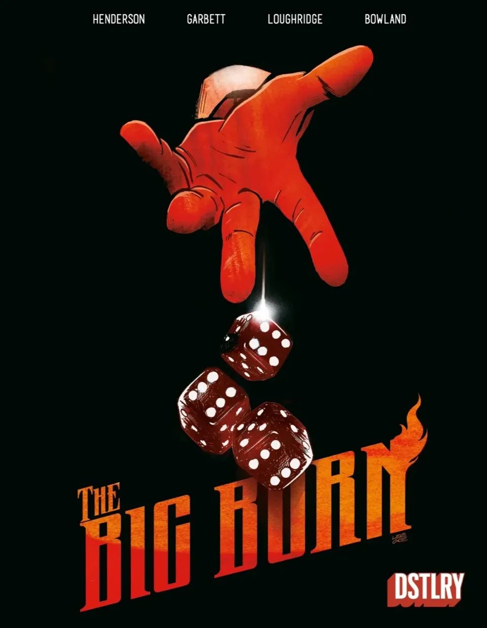 DSTLRY The Big Burn #2 tegneseriehefte Cover A Garbett