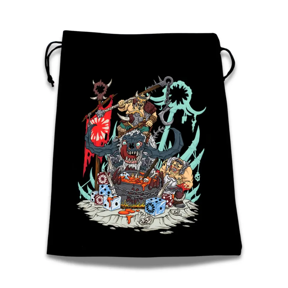 Baron of Dice Great Maw terningpose velur 100+ terninger