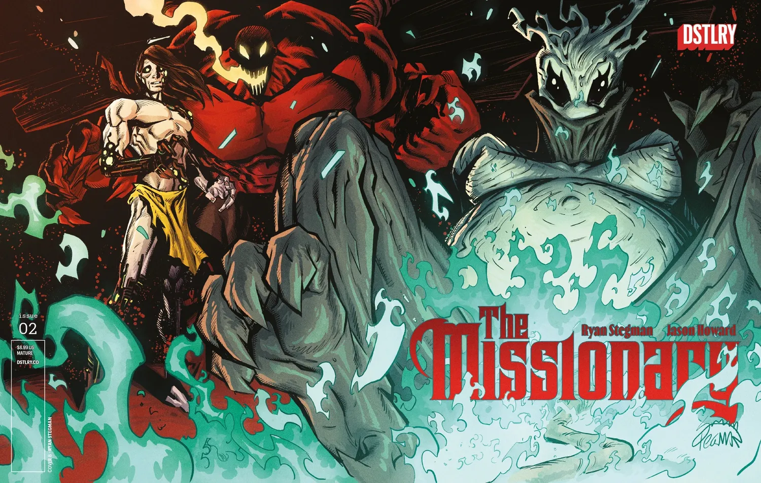 DSTLRY The Missionary 2 tegneseriehefte Cover B Stegman