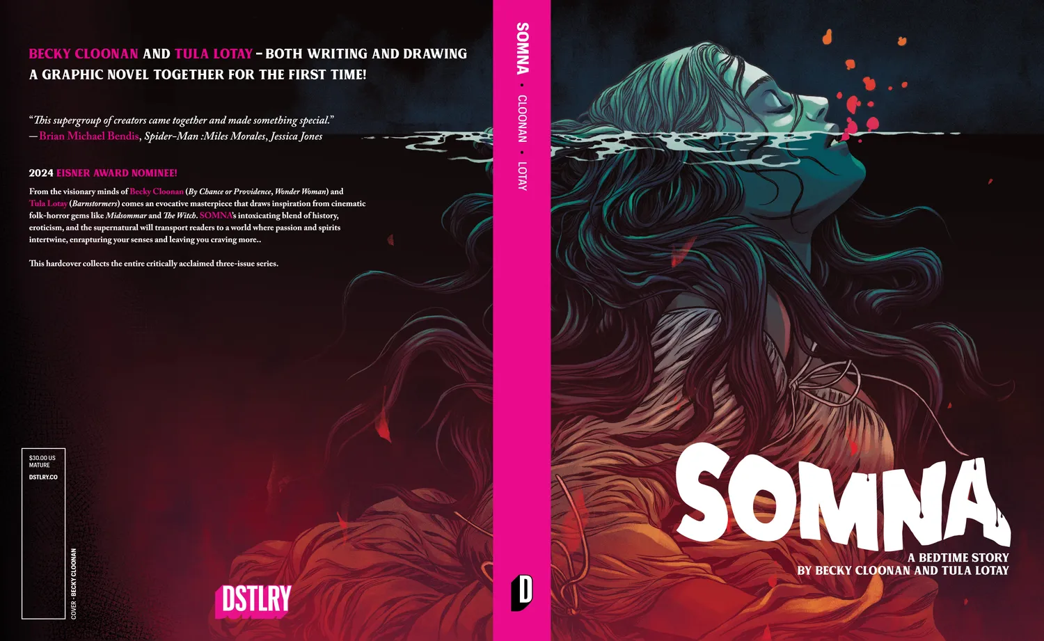 DSTLRY Somna tegneseriebok hardcover samleutgave folk-horror