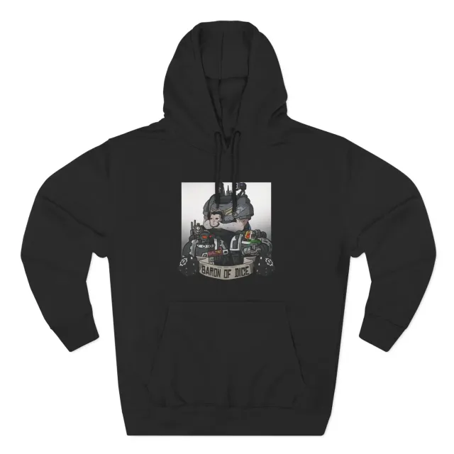 Baron of Dice Man and Machine hettegenser svart