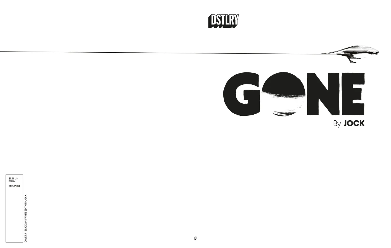 DSTLRY Gone nr 1 digital utgave Black and White Cover A Jock