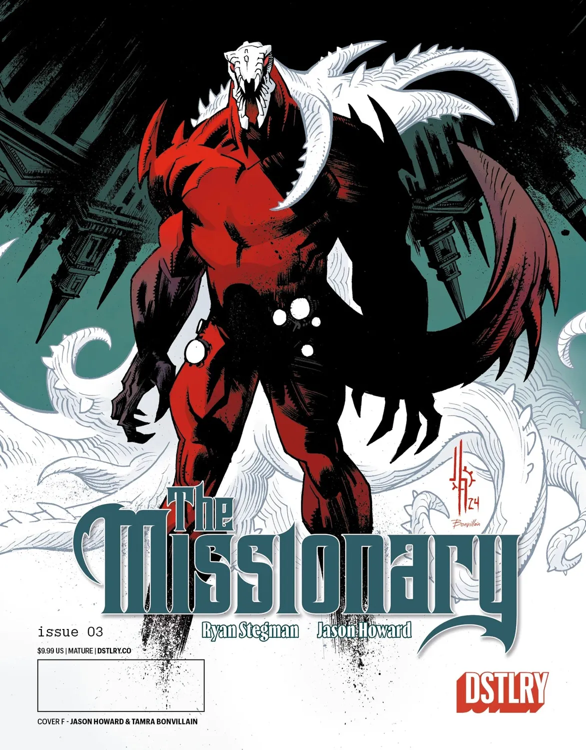 DSTLRY Missionary #3 hefte Cover F Howard Red Label NSFW