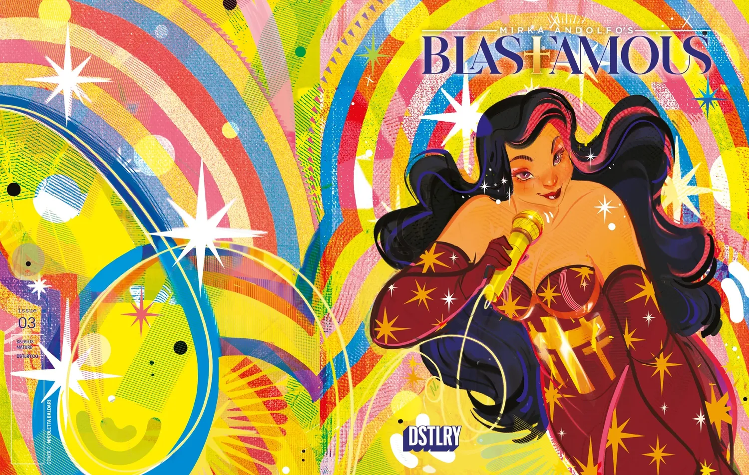 DSTLRY Blasfamous #3 Cover C Baldari hefte finale