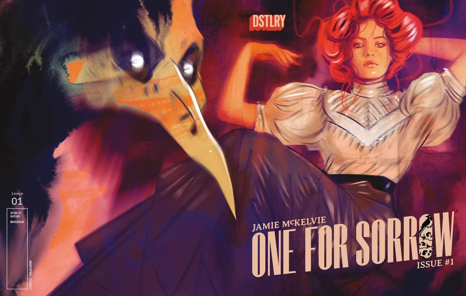 DSTLRY One for Sorrow 1 hefte Cover C Lotay-variant thriller