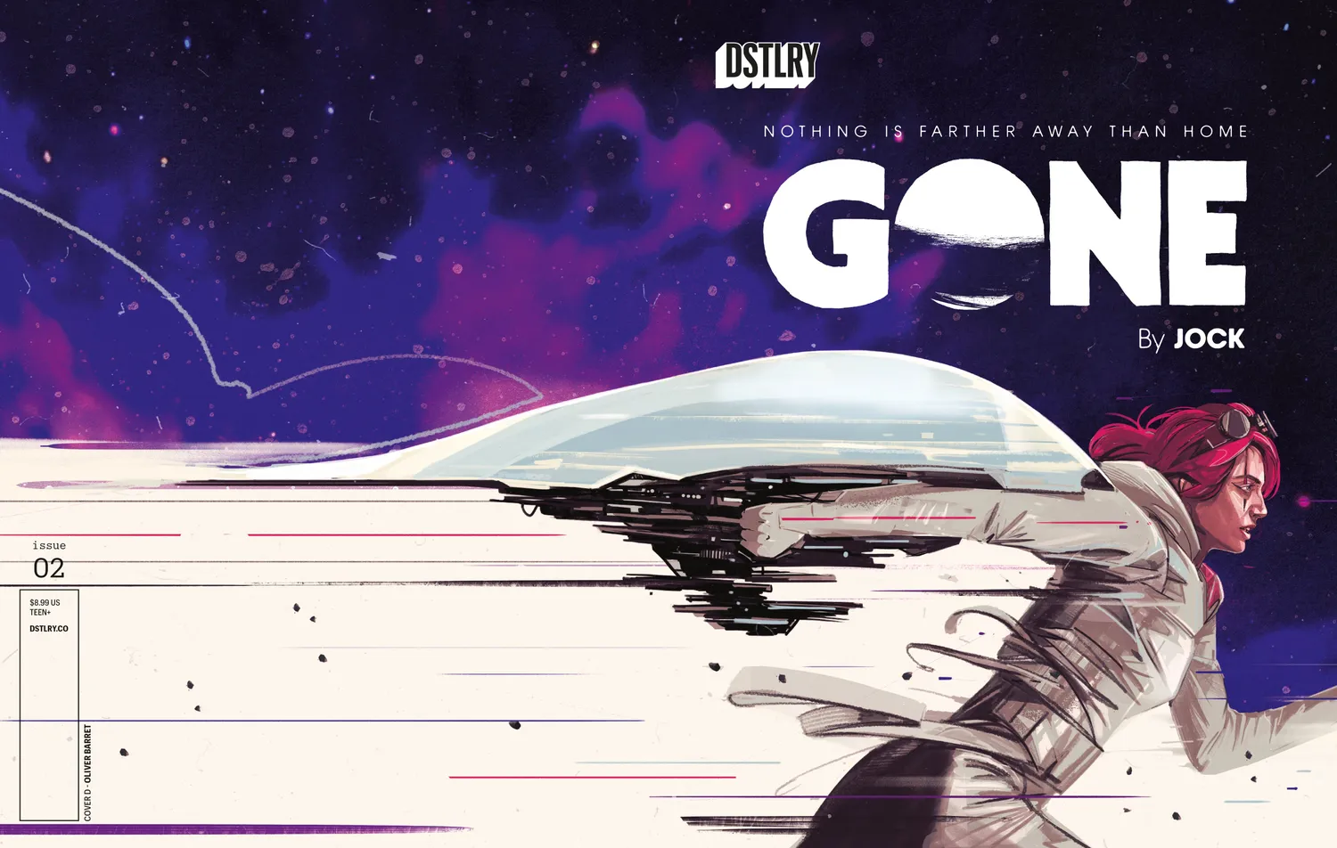 DSTLRY Gone #2 hefte Cover D Barrett sci-fi 1:25