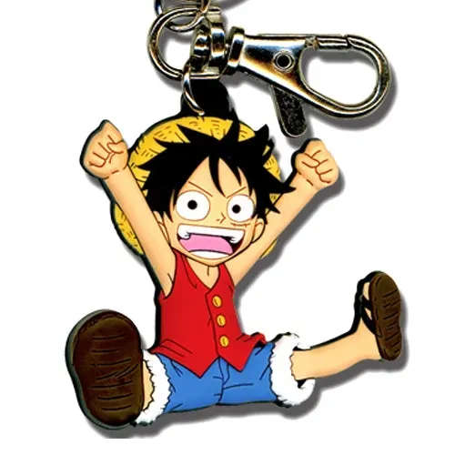 One Piece Luffy GE4843 PVC nøkkelring die-cut
