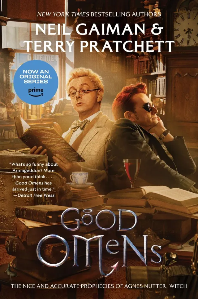 Wingbearer Saga Good Omens fantasybok innbundet humor