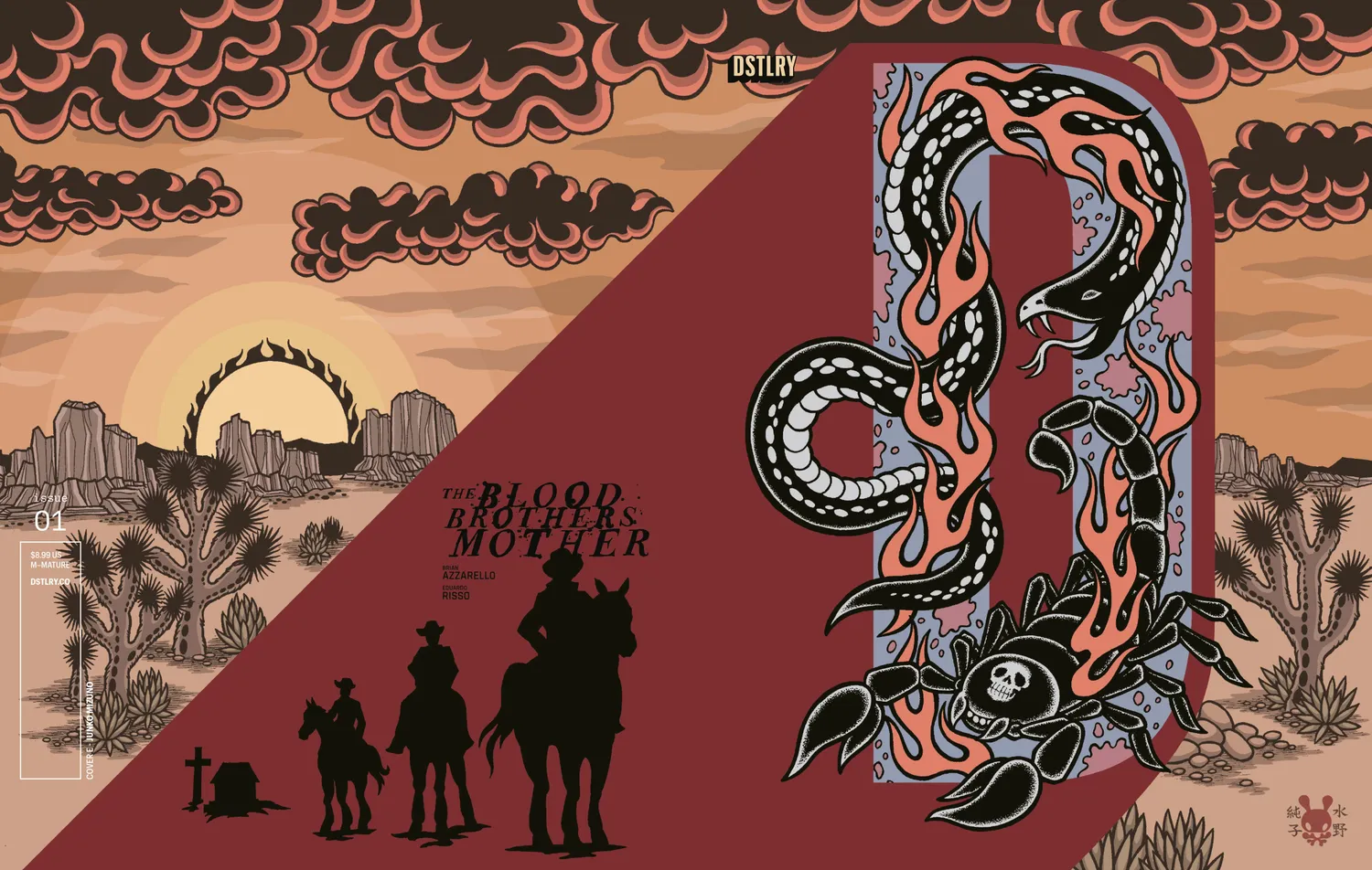 DSTLRY The Blood Brothers Mother 1 tegneseriehefte Cover E Mizuno