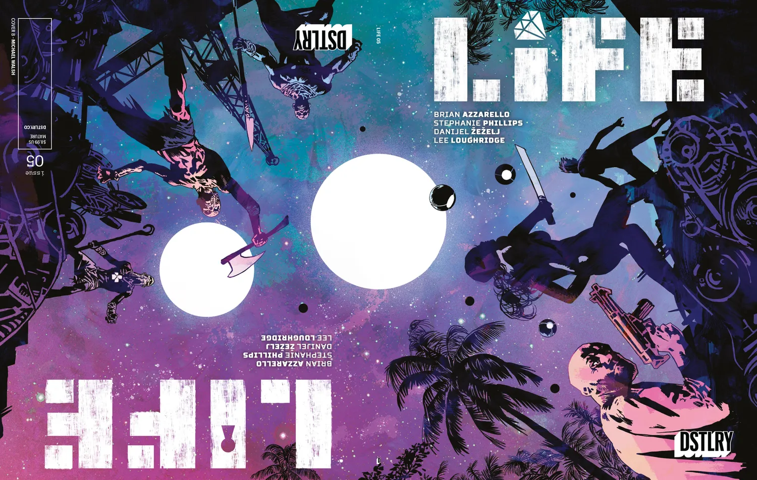 DSTLRY Life 5 Cover B Walsh hefte sci-fi