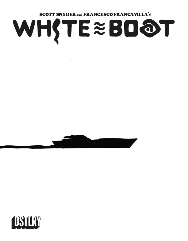 DSTLRY White Boat #1 Cover G Sketch hefte fysisk horror