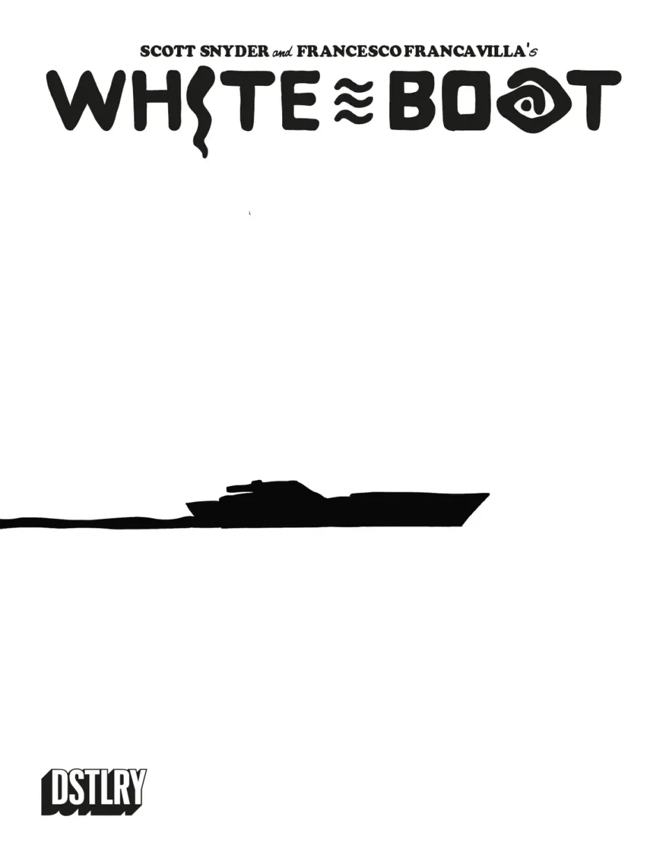 DSTLRY White Boat #1 Cover G Sketch hefte fysisk horror