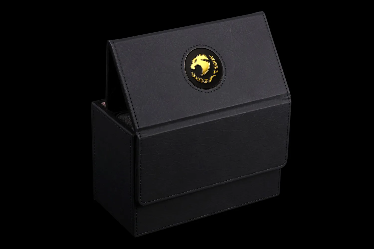 Baron of Dice Golden Eagle Warchest oppbevaringsboks vegansk skinn