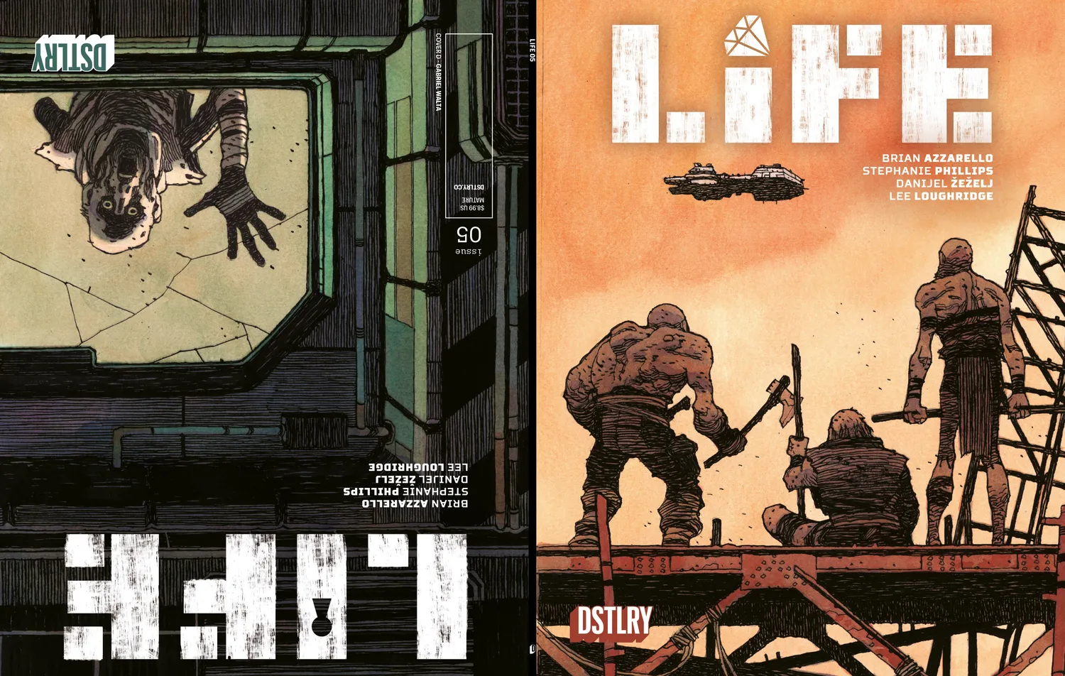 DSTLRY Life 5 hefte Walta-variant sci-fi nest siste