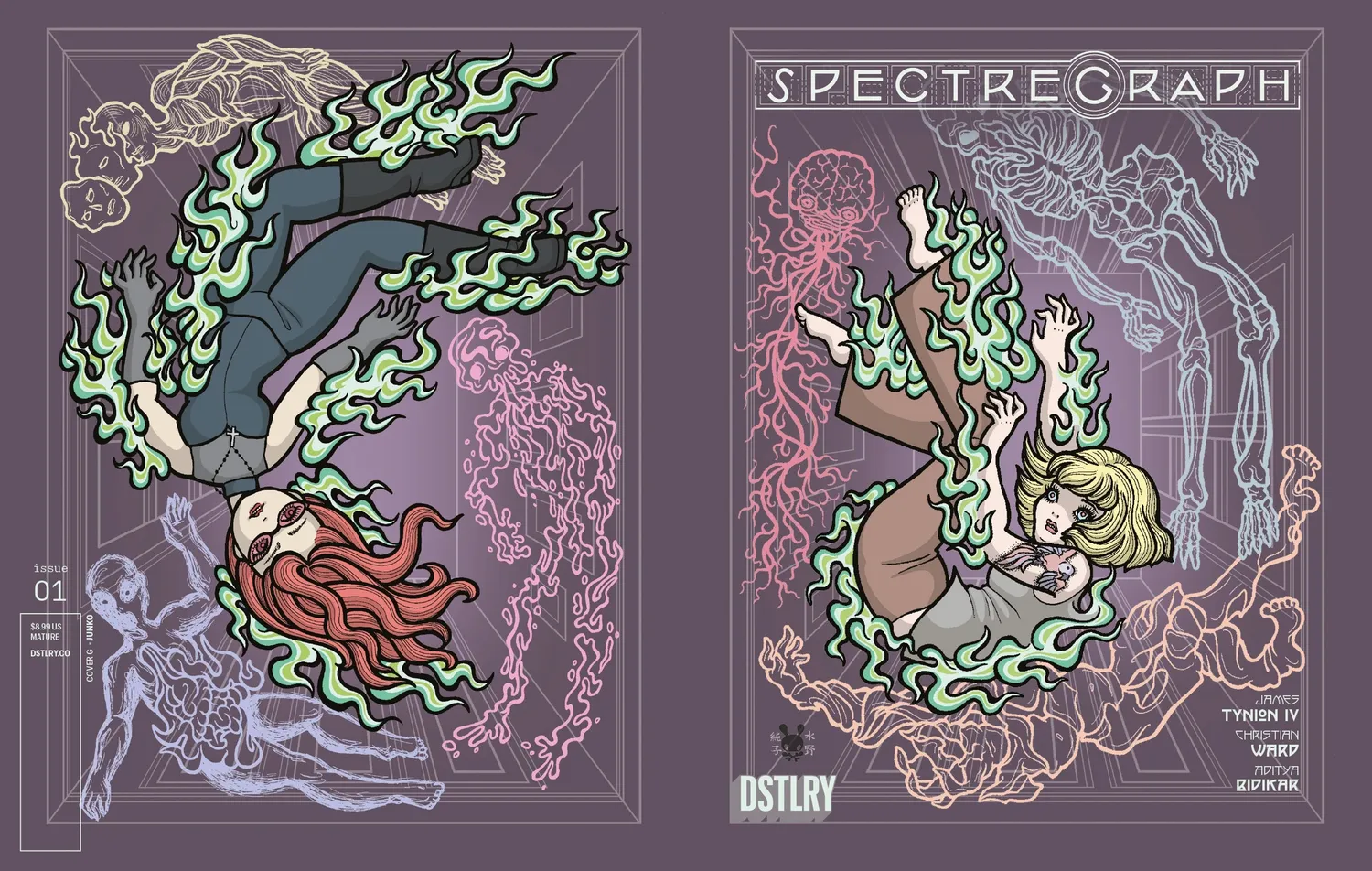 DSTLRY Spectregraph #1 Cover H Mizuno tegneseriehefte horror