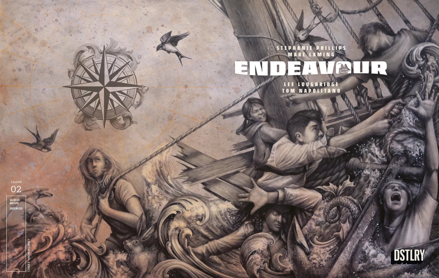 DSTLRY Endeavour #2 Cover E Currey tegneseriehefte