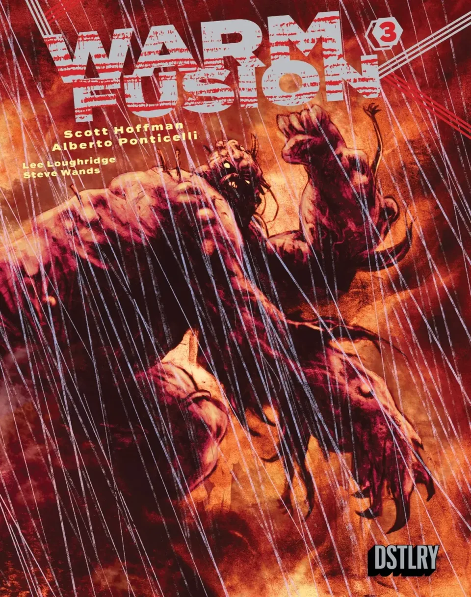 DSTLRY Warm Fusion 3 hefte Cover A Ponticelli body horror