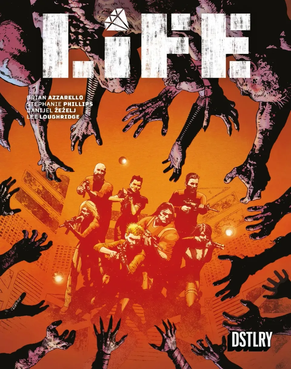 DSTLRY Life 4 tegneseriehefte Cover D Giangiordano sci-fi