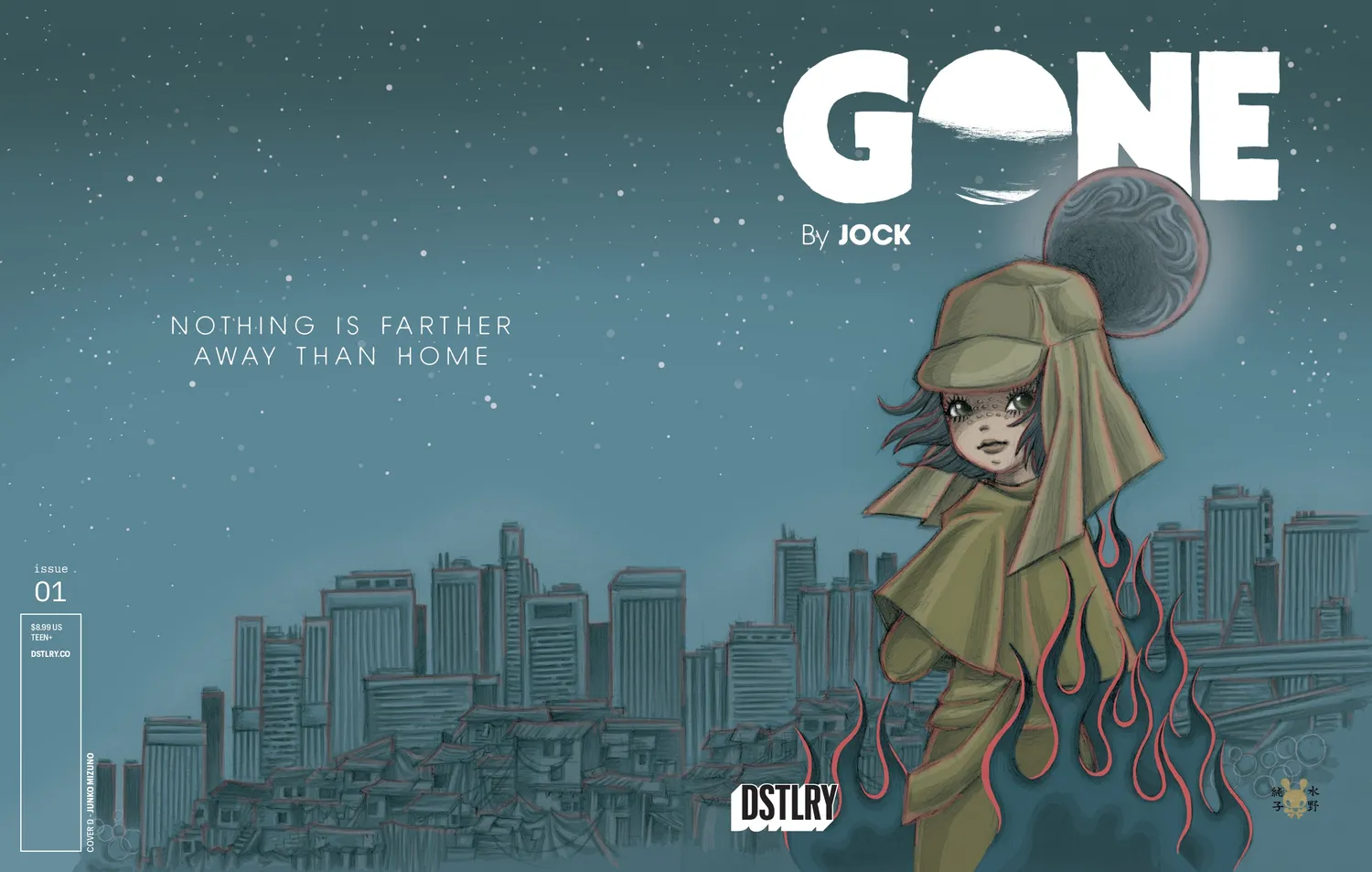 DSTLRY Gone 1 tegneserie Cover D Mizuno sci-fi