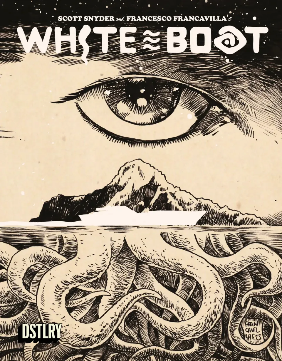 DSTLRY White Boat 1 tegneserie Francavilla digital debut