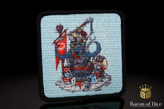 Baron of Dice Great Maw patch borrelås brodert